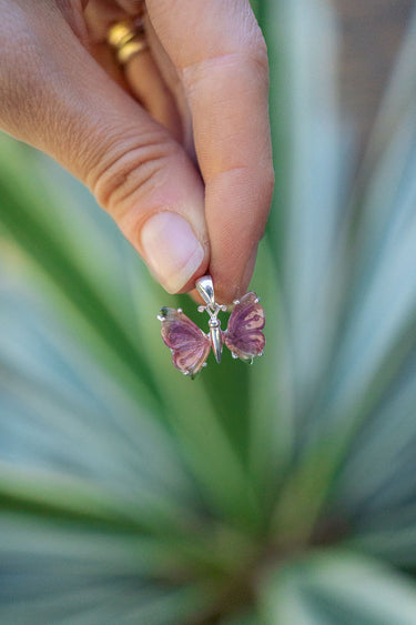 Watermelon Tourmaline Butterfly